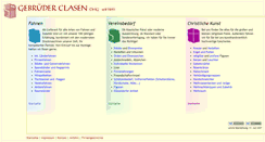 Desktop Screenshot of gebr-clasen.de