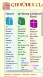 Mobile Screenshot of gebr-clasen.de