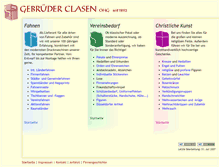 Tablet Screenshot of gebr-clasen.de